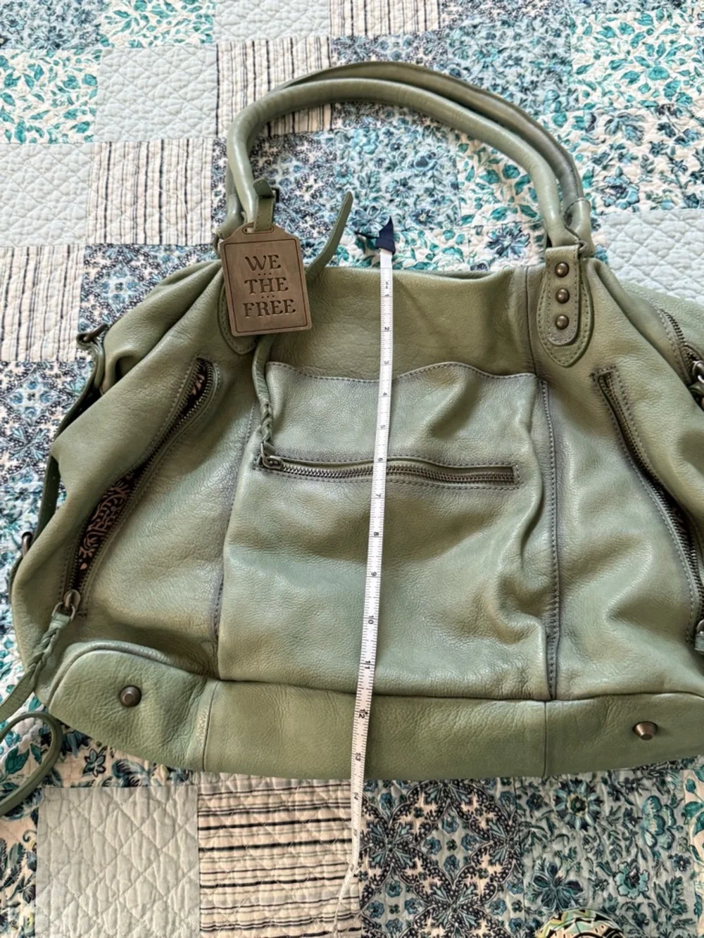 We The Free Emerson Green Shoulder Tote - Picture 11 of 12